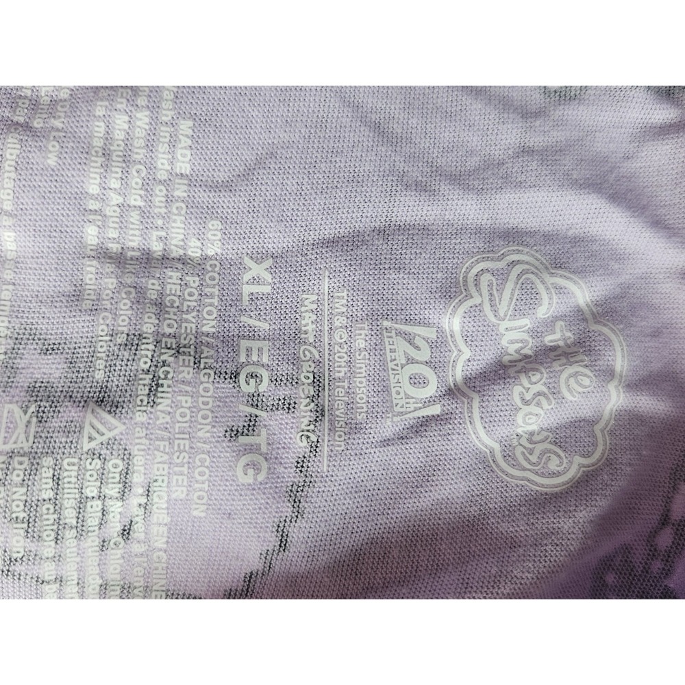 Womens XL The Simpsons Skulls Tshirt - Picture 4 of 6